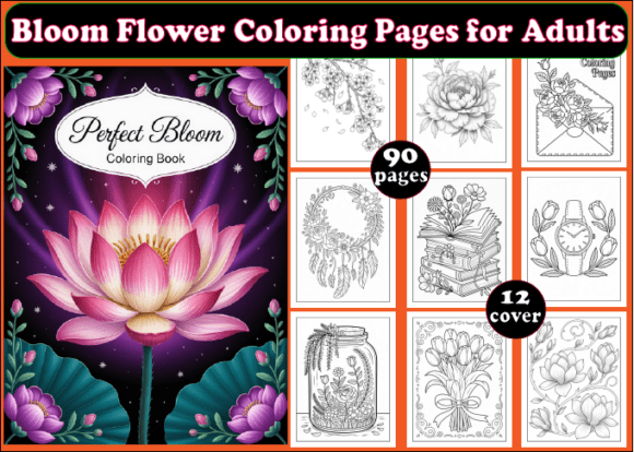 Download Bloom Flower Coloring Pages for Adults - Pages Collection