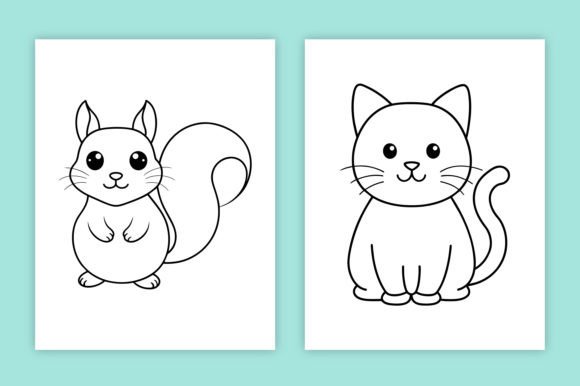 Download Kawaii Animal Coloring Pages for Kids - Pages Collection