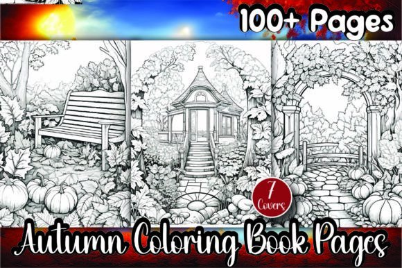 Download 100+ Autumn Coloring Book Pages - KDP - Pages Collection