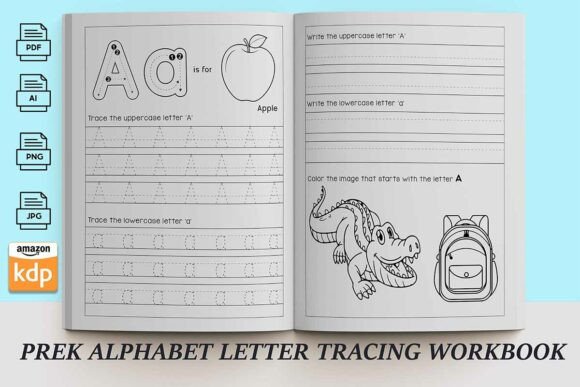 Download PreK Alphabet Tracing &amp; Coloring Pages - Pages Collection