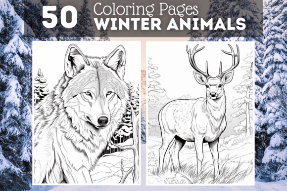 Download 50 Winter Animal Coloring Pages Adults - Pages Collection