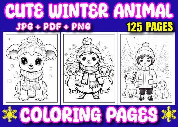 Download 125 Cute Winter Animal Coloring Pages - Pages Collection