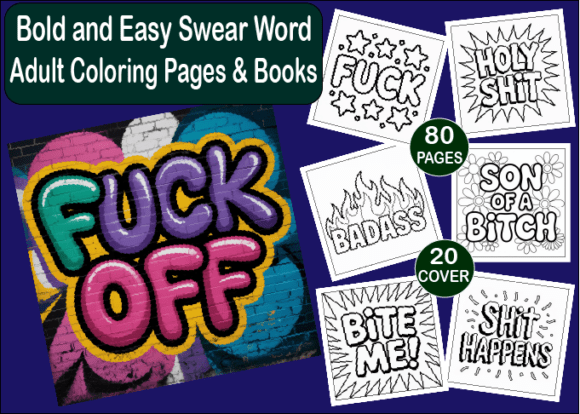 Download Bold and Easy Swear Word Coloring Pages - Pages Collection