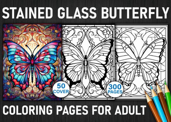 Download Stained Glass Butterfly Coloring Pages - Pages Collection