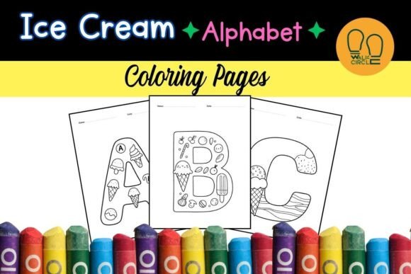 Download Ice Cream ABC Alphabet Coloring Pages - Pages Collection