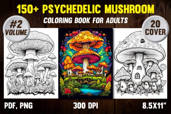 Download Psychedelic Mushroom Coloring Pages 2 - Pages Collection
