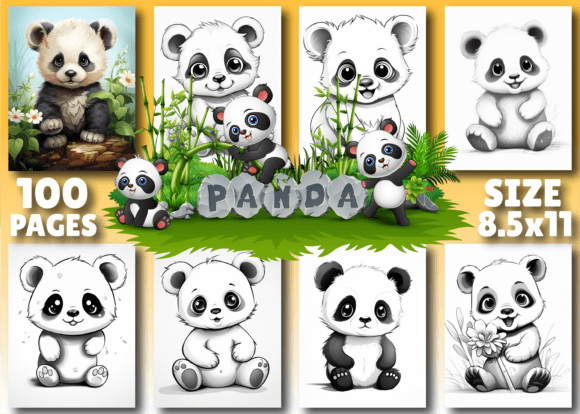 Download Cute Panda Coloring Pages for Kids - Pages Collection