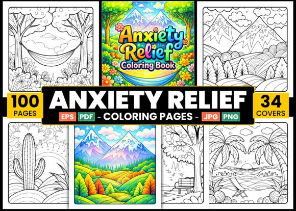 Download Anxiety Relief Coloring Pages for Adults - Pages Collection