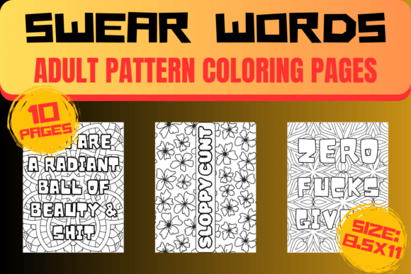 Download Swear Words Adult Coloring Pages - ADULT! - Pages Collection