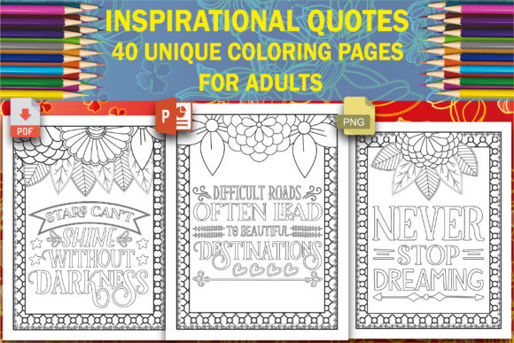 Download Inspirational Quotes Coloring Book Pages - Rat Collection