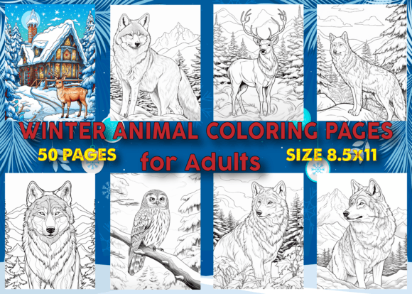 Download 50 Winter Animal Coloring Pages - Pages Collection