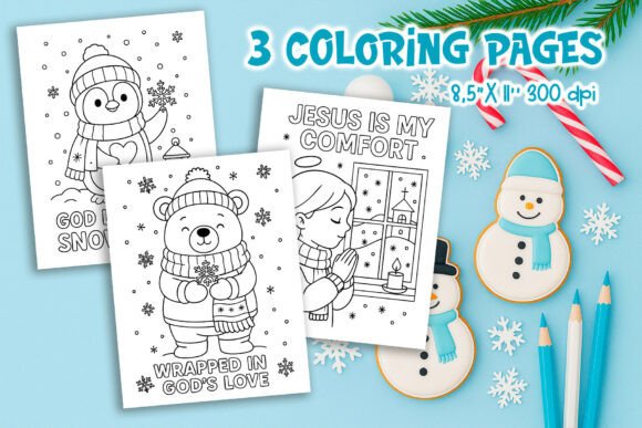Download Winter Christian Coloring Pages - Pages Collection