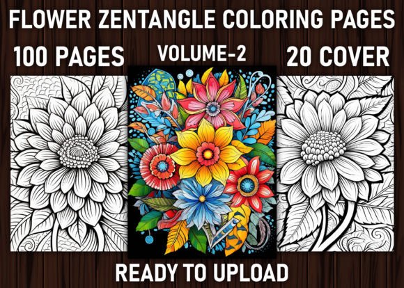 Download Flower Zentangle Coloring Pages - Pages Collection