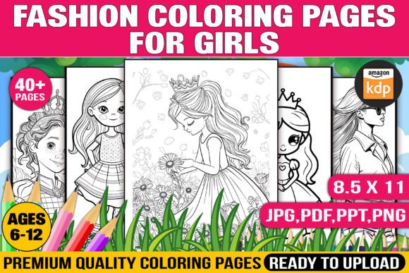 Download 40+ Fashion Coloring Pages for Girls - Pages Collection