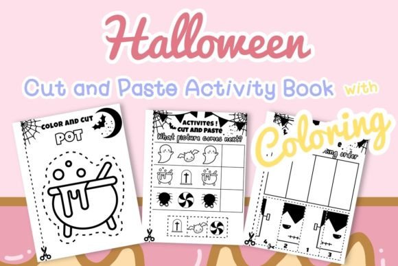 Download Halloween Cut and Paste Activity Pages - Pages Collection