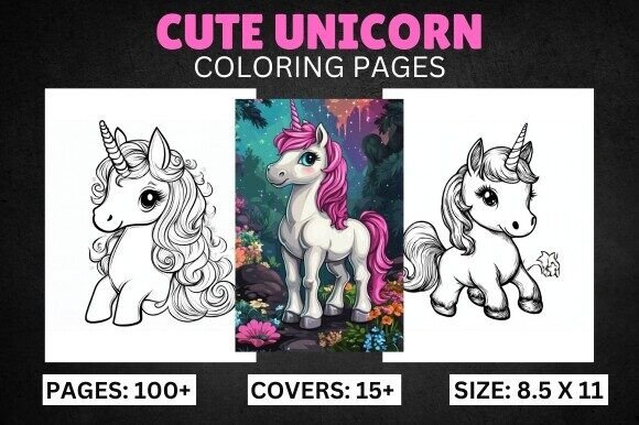 Download 100 Cute Unicorn Coloring Pages for Kids - Pages Collection