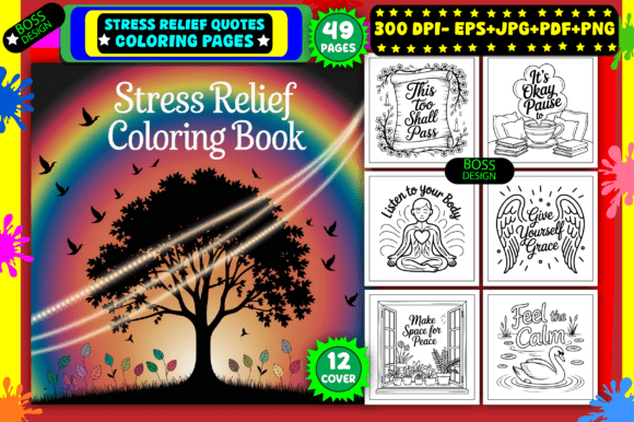 Download Stress Relief Quotes Coloring Pages - Pages Collection