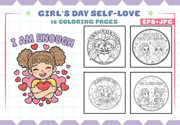 Download Girl’s Day Self-Love Coloring Pages - Pages Collection