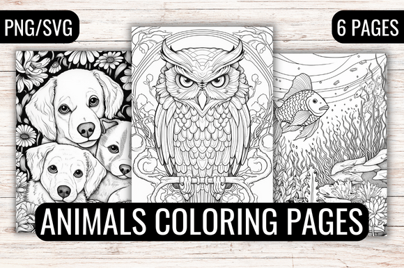 Download Detailed Animal Coloring Pages for Adult - Pages Collection
