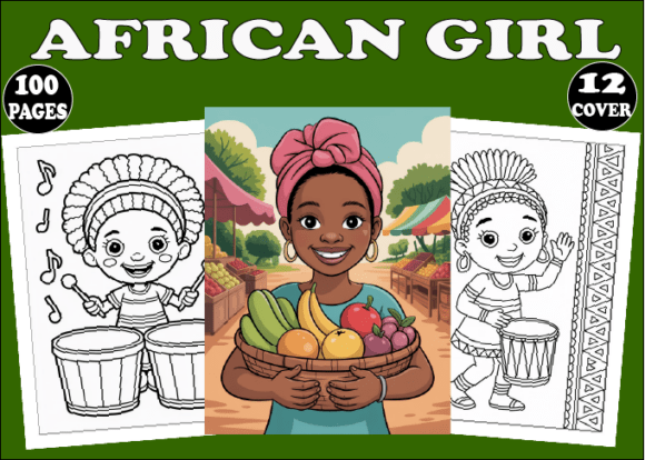Download African Girl Coloring Pages for Kids - Pages Collection