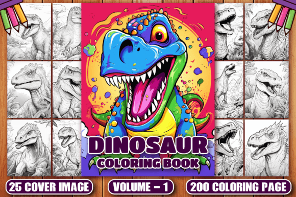 Download 200 Dinosaur Coloring Pages for Adults - Pages Collection