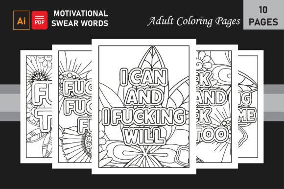 Download Swear Words Adult Coloring Pages - Pages Collection