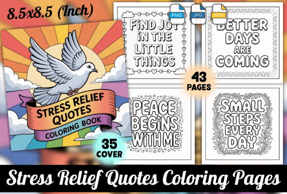 Download Stress Relief Quotes Coloring Pages - Pages Collection