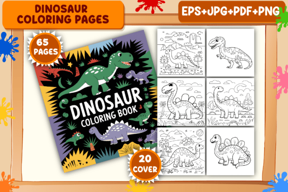 Download DINOSAUR Coloring Pages for Adults - Pages Collection