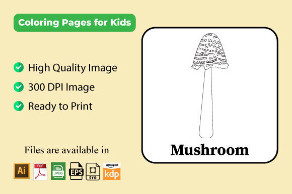 Download Mushroom Coloring Pages - Pages Collection