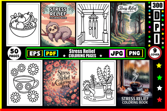 Download Stress Relief Coloring Pages for Adults - Pages Collection
