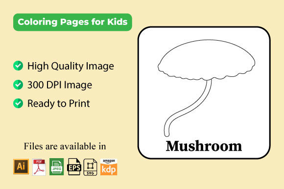 Download Mushroom Coloring Pages - Pages Collection