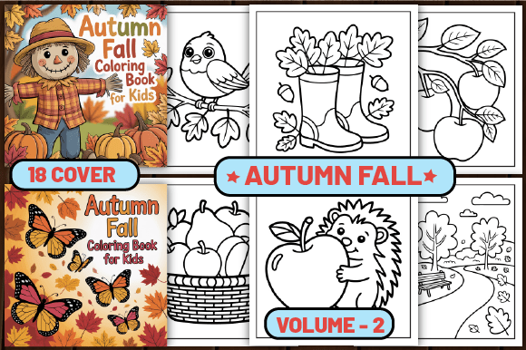 Download 85 Autumn Fall Coloring Pages for Kids - Pages Collection