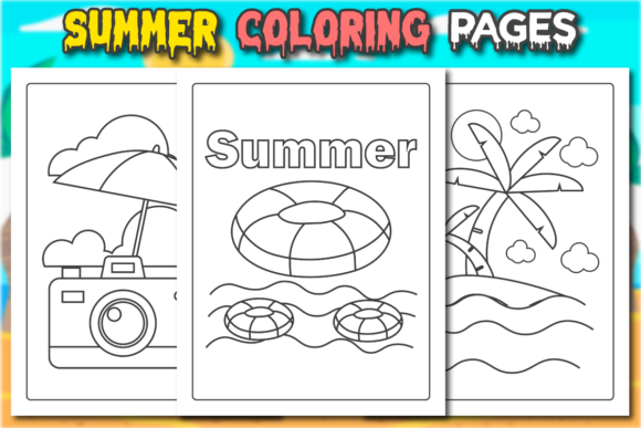 Download Summer Coloring Pages for Kids - Pages Collection