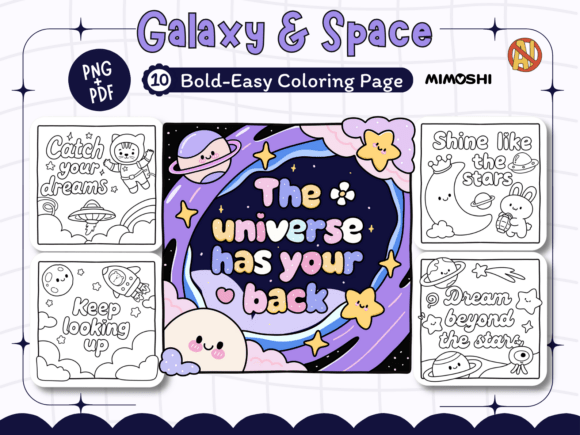 Download Galaxy &amp; Space Coloring Pages - Pages Collection