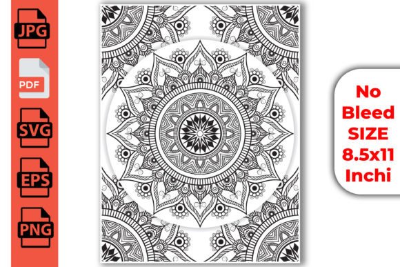 Download Monochrome Mandala Colouring Pages KDP - Pages Collection