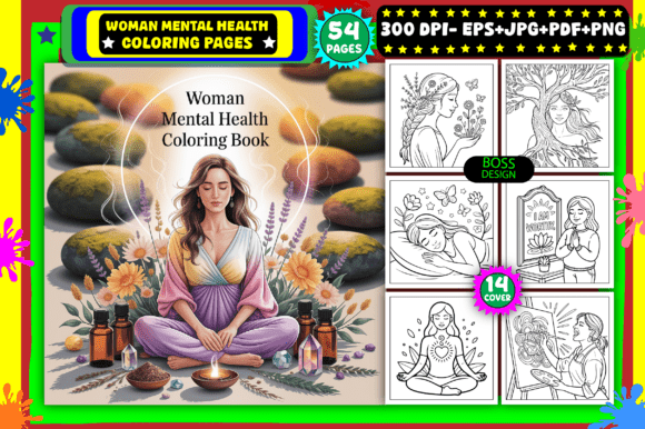 Download Woman Mental Health Coloring Pages - Pages Collection
