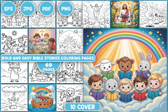 Download Bible Stories, Coloring Pages - Pages Collection