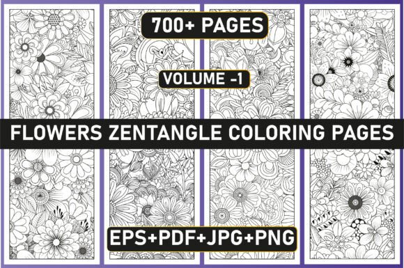 Download 700+ Flowers Zentangle Coloring Pages - Pages Collection