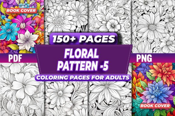 Download Flowers Pattern Coloring Pages 5 - Pages Collection
