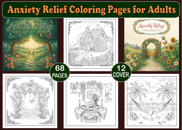 Download Anxiety Relief Coloring Pages for Adults - Pages Collection