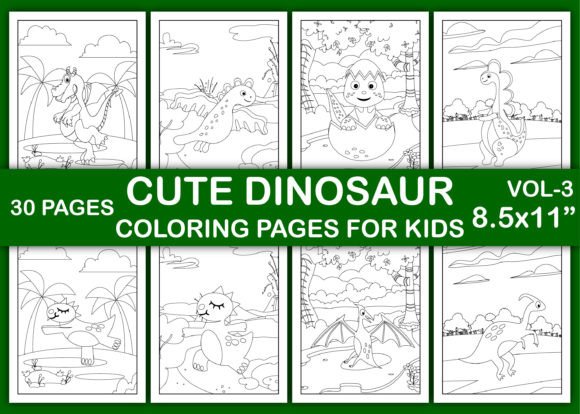 Download Cute Dinosaur Coloring Pages for Kids - Pages Collection