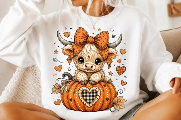 Download Cute Highland Cow Halloween PNG - Halloween png Collection