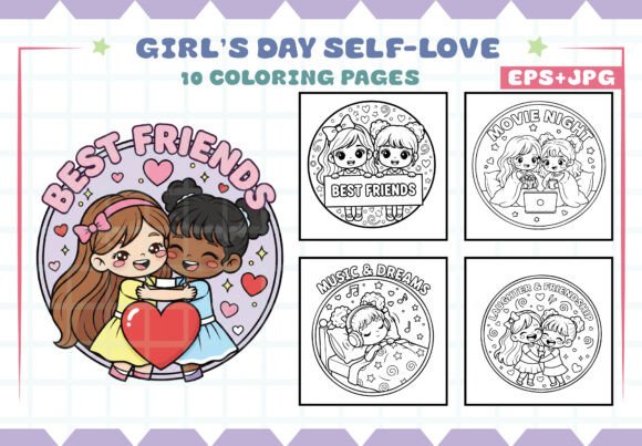 Download Girl’s Day Self-Love Coloring Pages - Pages Collection
