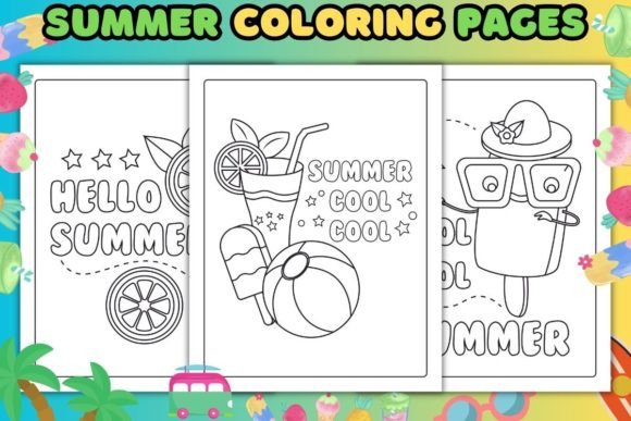 Download Summer Coloring Book Pages - Pages Collection