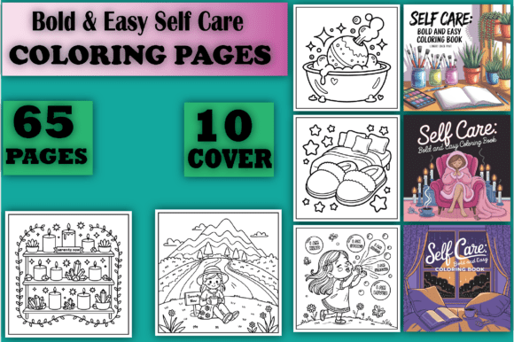 Download Bold &amp; Easy Self Care Coloring Pages 40 - Pages Collection