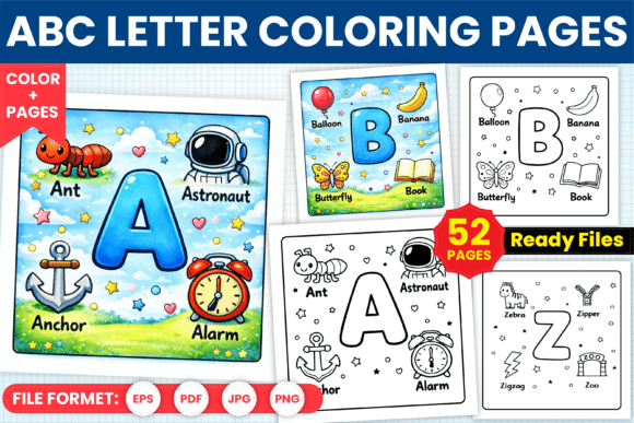 Download ABC Letter Coloring Pages for Kids - Pages Collection