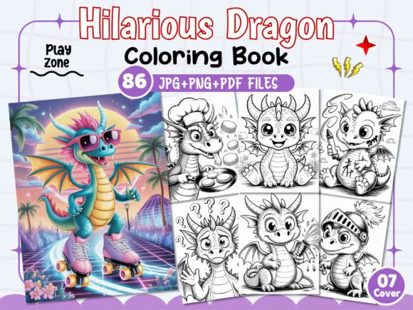 Download Hilarious Dragon Adult Coloring Pages - Pages Collection
