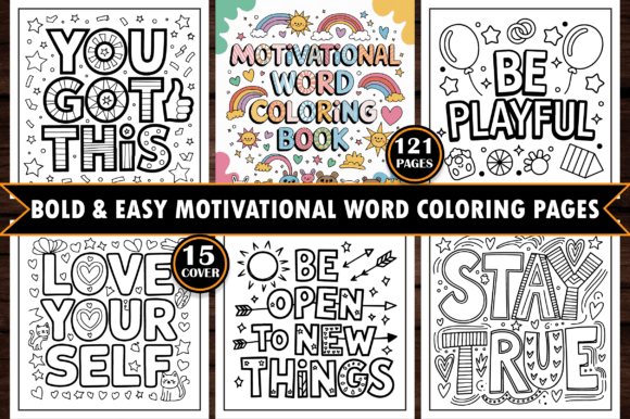 Download 121 Motivational Word Coloring Pages - Pages Collection