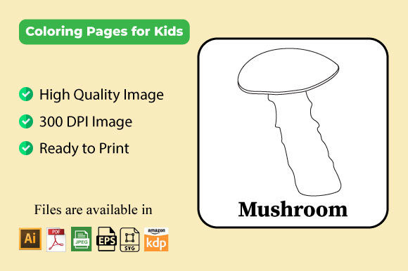 Download Mushroom Coloring Pages - Pages Collection
