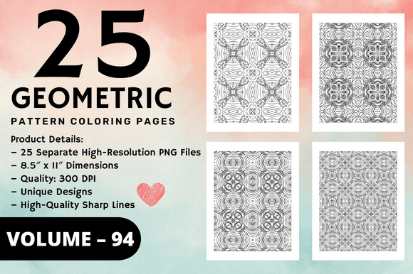 Download Adult Geometric Pattern Coloring Pages - Pages Collection
